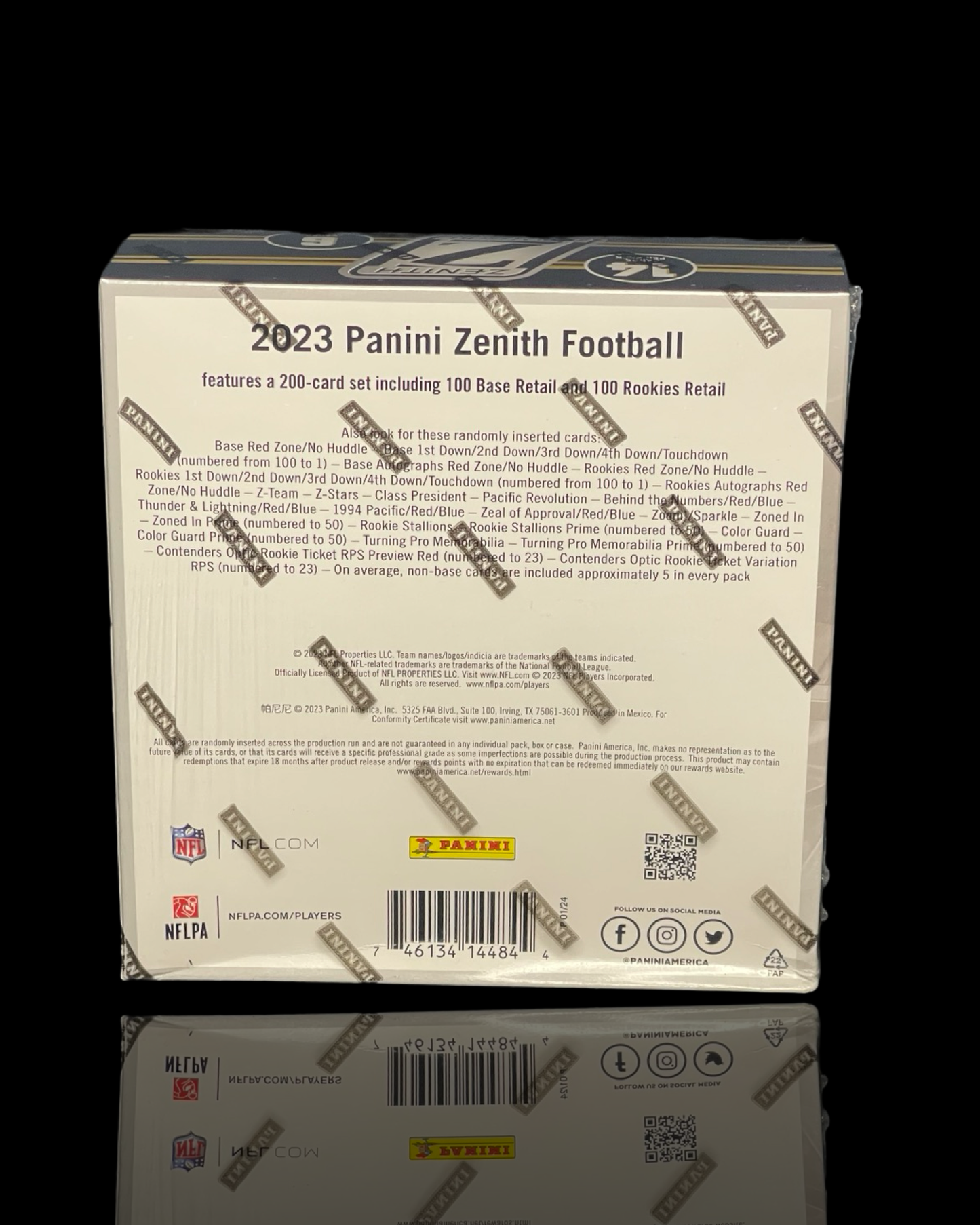 2023 Panini NFL Zenith Mega Box