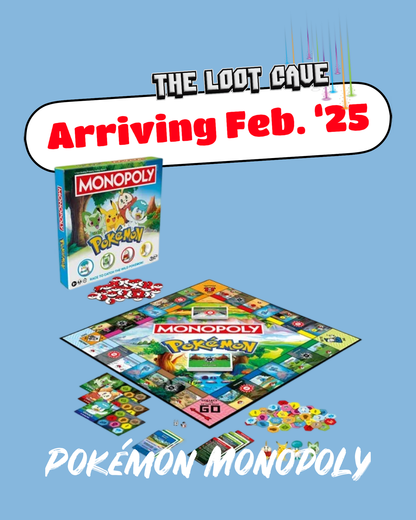 Pokémon Edition Monopoly Game