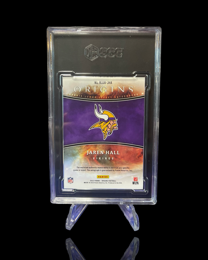 2023 Panini Origins #RJJA-JHA Jaren Hall RPA SGC Graded 10/9.5